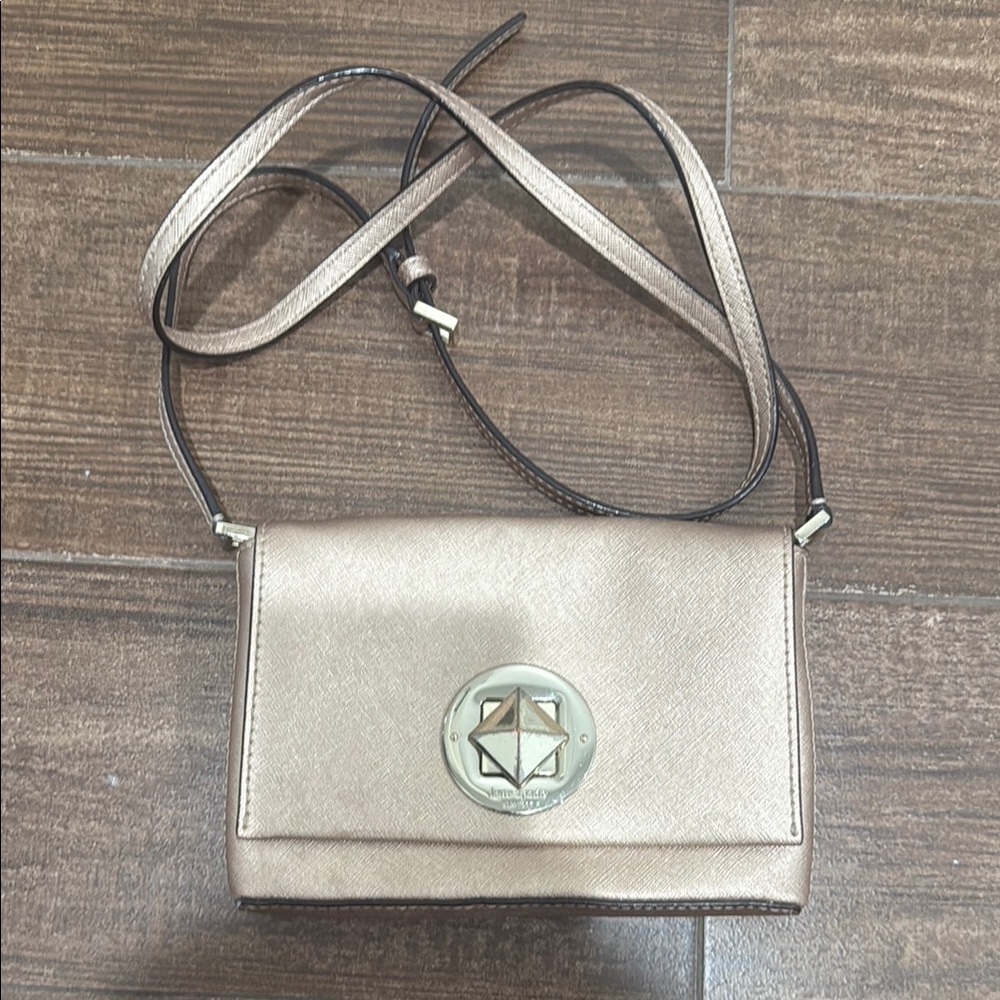 Kate Spade small rose gold cross body